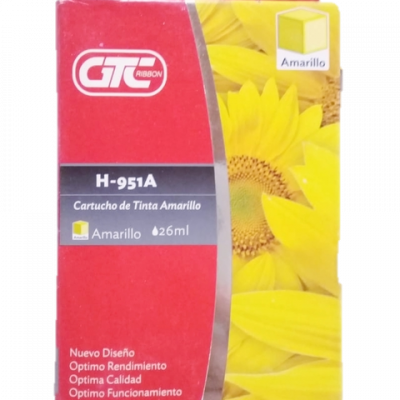 * CARTUCHO HP ALTERNATIVO GT-951A P/HP 951XL -AMARILLO