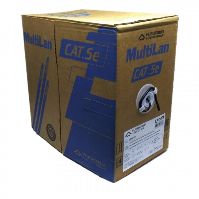 Bobina UTP CAT 5e FURUKAWA Exterior Negro 305 Mts (23200110)