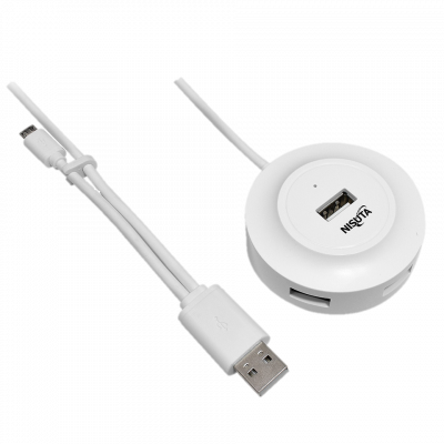 * Hub USB 2.0 4 Puertos Funcion  OTG NS-UH4OTG NISUTA