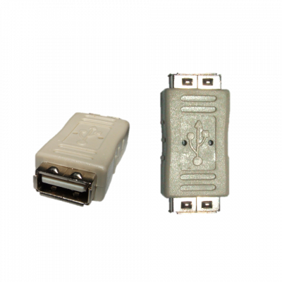 * Adaptador Usb 2.0 Hembra A Hembra Ns-Adushh NISUTA