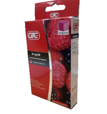 * CARTUCHO HP ALTERNATIVO GT-951M P/HP 951XL - MAGENTA