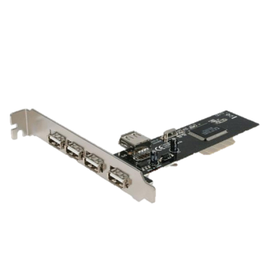 * PLACA PCI USB 5 PUERTOS 2.0 (4 EXTERNOS 1 INTERNO) PLC202