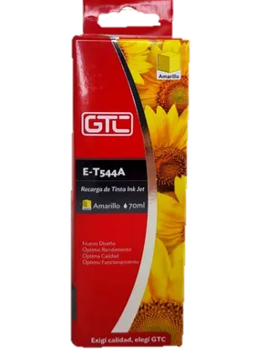 TINTA EPSON 544 ALTERNATIVA GTC AMARILLO