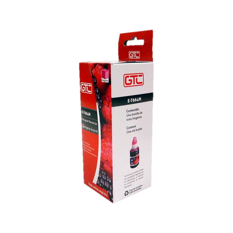 TINTA EPSON 664 ALTERNATIVA GTC MAGENTA