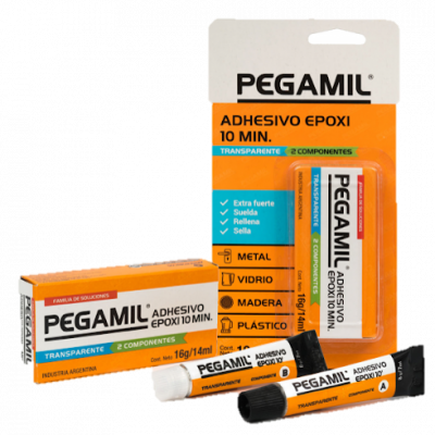 PEGAMIL ADHESIVO EPOXI TRANSPARENTE