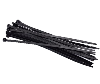 PRECINTO NEGRO 100mm X2.5mm  - BOLSA 100 UNIDADES