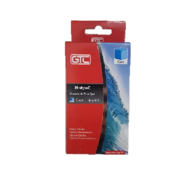 * CARTUCHO HP GTC 670 CYAN