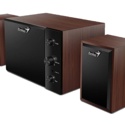 Parlantes Genius SW-2.1 350 10W (madera)