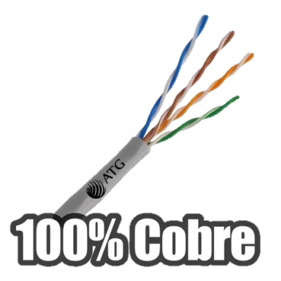 Cable UTP CAT 5e ATG Cat5e Interior 100% Cobre x mt
