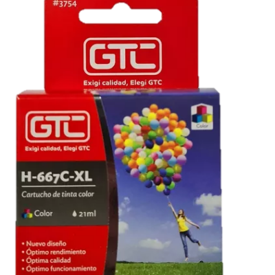 Cartucho HP Gtc 667 Color