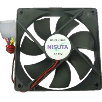 * Cooler Con Ruleman  120*120*25 mm 12V NISUTA NS-FAN120R