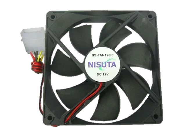 * Cooler Con Ruleman 120*120*25 mm 12V NISUTA NS-FAN120R