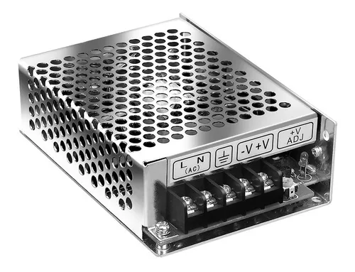 Fuente POWERSWITCH 12V 5A 60W- Gabinete Metalico IP20 S-60W-