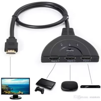 Switch HDMI De 3 Dispositivos A 1 Pantalla 4k SM-F7803