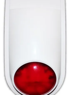 Sirena de Exterior Con Strobo Rojo Y Led De Estado  DC 12V -