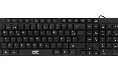 Teclado GTC 103 Teclas Black USB KBG-204