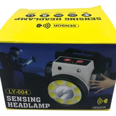 Linterna Minero LED Recargable Tipo C C/Interruptor Sensor L