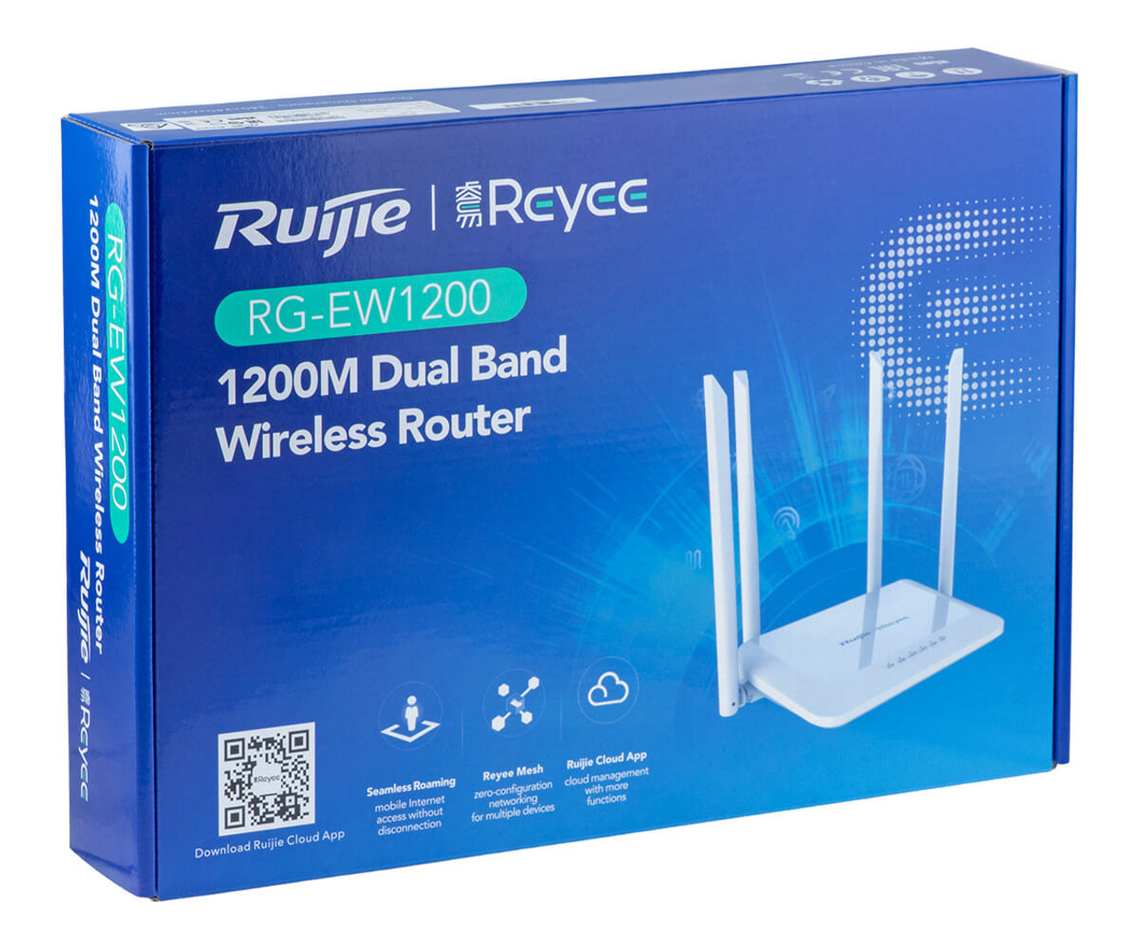 REYEE Router Repetidor Wi-Fi 5 4 antenas DualBand 300/867 RG-EW1200