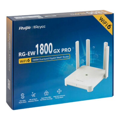 Router Repetidor Reyee Wi-Fi 6 4 Antenas : 574/1201 Mbps  5
