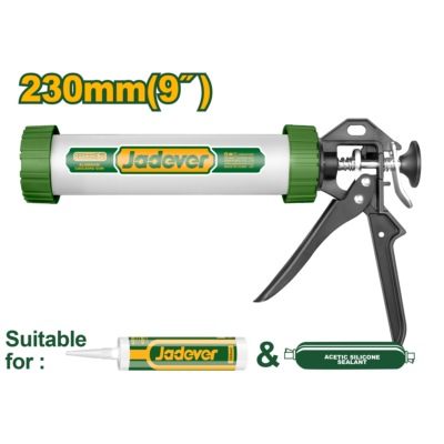 Pistola aplicadora de silicona sellante - Manga de aluminio
