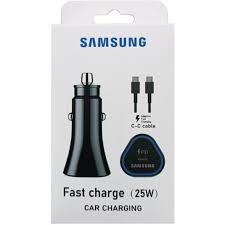 Cargador Celular Para Auto Samsung 25W Con Cable TC a TC