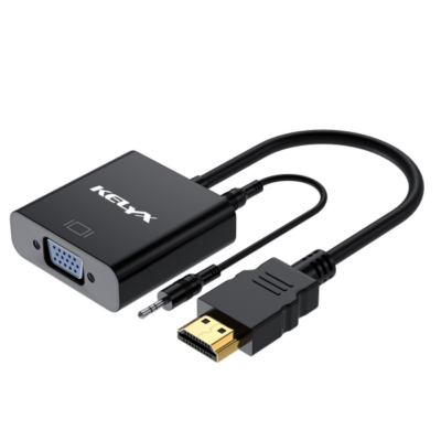 Conversor HDMI a VGA 1080p c/audio  Kelyx KL-CBL-HDTV-VGA