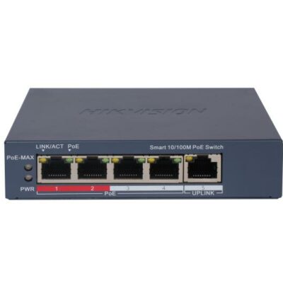 Switch 4 Port Fast Ethernet Smart POE DS-3E1105P-EI Hikvisio