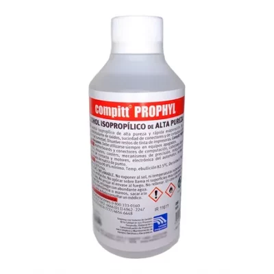 Alcohol Isopropilico De Alta Pureza Botella X250cc Compott P