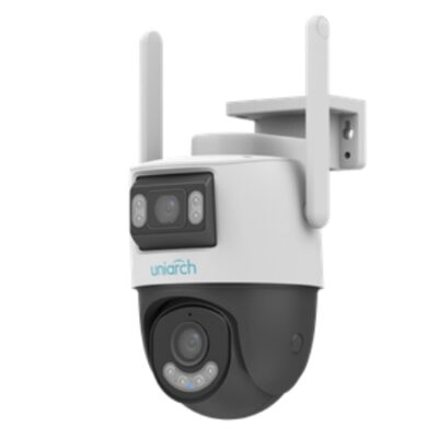 Camara WiFi Tipo PT Exterior 3MP +
 3MP Doble Lente Fija 2.8