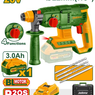 Rotomartillo  Inalambrico Brushless 20V 1100RPM/5400BPM Jade