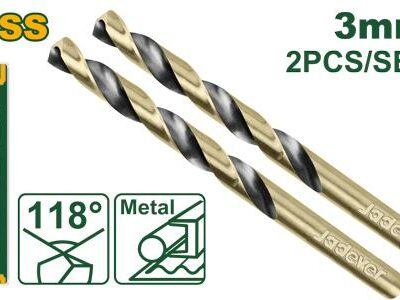 Mecha De Acero Rapido 3mm X 2unidades  Jadever JDTD1K03