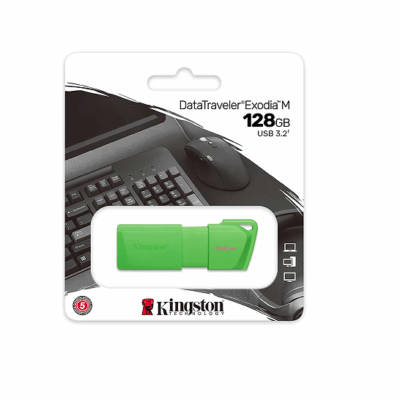 Pen Drive KINGSTON 128GB USB 3.2 DTXM NEON (Green)