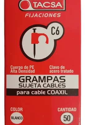 GRAMPA COAXIL TACSA Blanco 6mm 50U