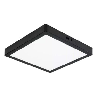 Panel Plafon Cuadrado Negro Macroled 24W Ac85-265V Neutro 45