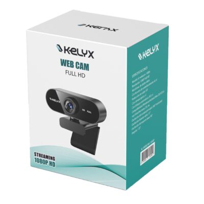 Web Cam Kelyx 1080P Full HD c/microfono KL-WEBCAM-1080P