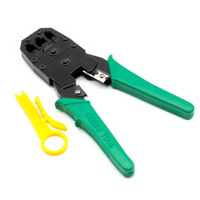 Pinza Crimpeadora Metalica  RJ45, RJ12 Y RJ11 C/Cricket WJ-3