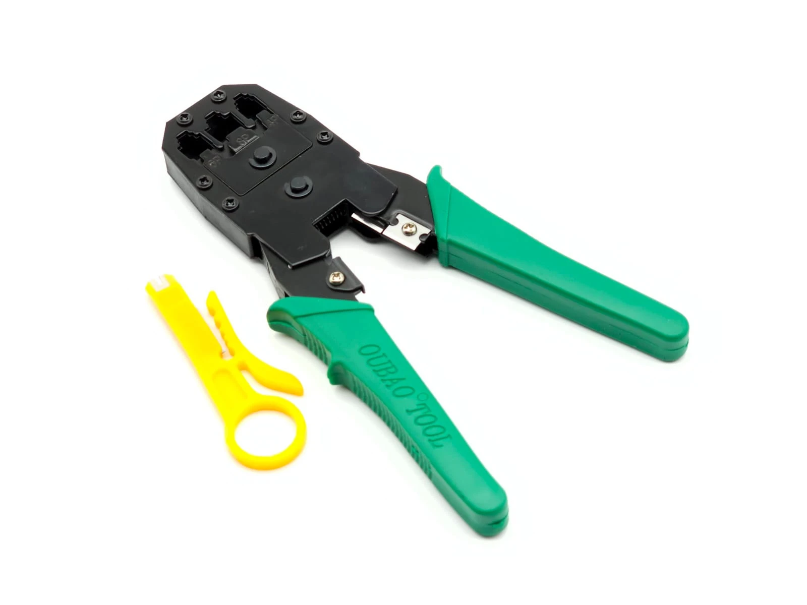 Pinza Crimpeadora Metalica RJ45, RJ12 Y RJ11 C/Cricket WJ-3