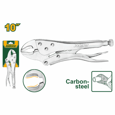 Pinza De Fuerza Con Mand?bula Curva Tama?o: 10'' Jadever JDL