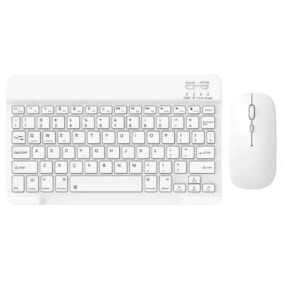 Kit Mini Teclado Bluetooth & Mouse Inal?mbrico DN-H038 Blanc