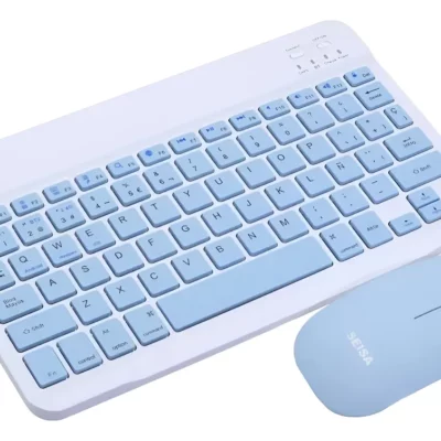 Kit Mini Teclado Bluetooth & Mouse Inal?mbrico DN-H038 Celes