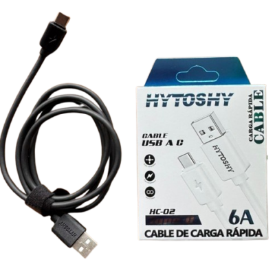 Cable Celular Carga Rapida Tipo C 6A Hytoshy HC-02