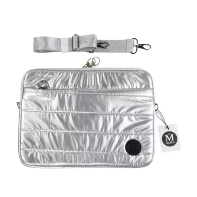 Funda Porta Notebook 14" Moiru C/Tira Plata KF839PL