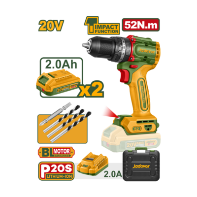 Taladro Atornilladro Con Impacto Motor Brushless Jadever JDC