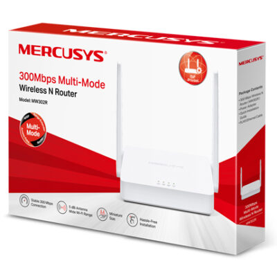 Router Repetidor WiFi MW302R Mercusys 300Mbps N  2P