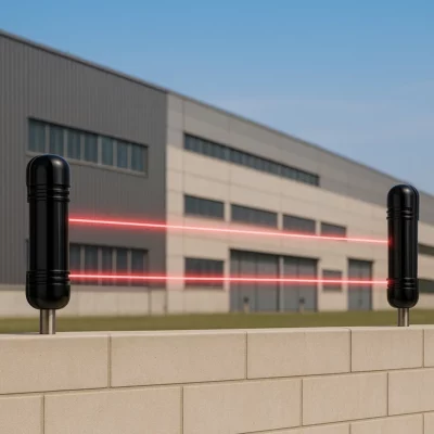Barrera ABT-60 Infrarroja 2 Haces 60mts Exterior/ 180 Mts In