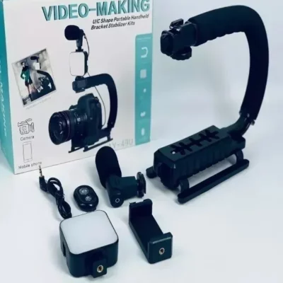 Kit Estabilizador Con Difusor Led Y Microfono AY-49U