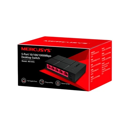 Mercusys Switch 5P Gigabit Metalico MS105G