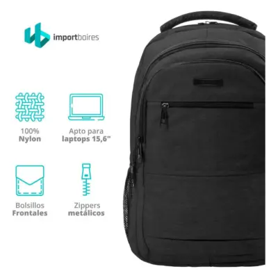 Maletin Porta Notebook BAGCHERRY 15" Negro
