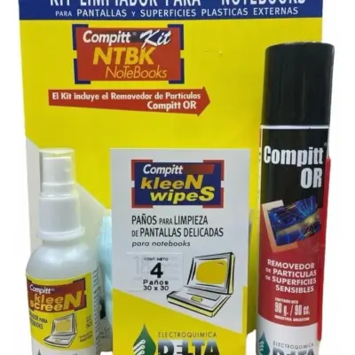 Kit Limpieza de Notebooks Delta 60cc + 18 Pa?os