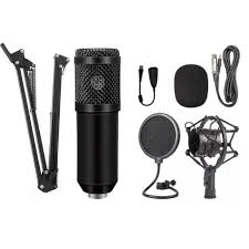 Kit Micr?fono Condensador Suspensi?n BM-800TZ Con Usb Negro